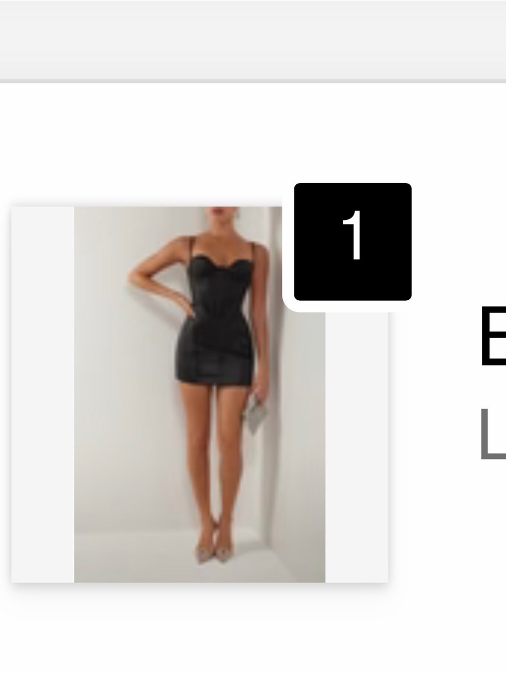 Black Corset Dress with Adjustable Straps